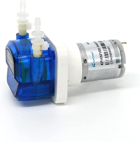 Kamoer KPHM100, Kleine Schlauchpumpe, 12-V-Gleichstrommotor, lange Lebensdauer, hochpräzise Flüssigkeitsdosierpumpe, 100 ml/min, 3 mm Innendurchmesser × 5 mm Außendurchmesser von K KAMOER