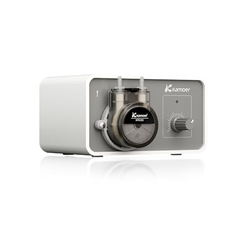 Kamoer M1-KPK200 Kleine Peristaltikpumpe 12 V Niedriger Durchfluss 25-150 ml/min Dosierpumpe mit einstellbarer Geschwindigkeit für Labor Fabrik Haus mit Netzteil Kamoer M1-KPK200 Kleine Peristaltikpumpe 12 V Niedriger Durchfluss 25-150 ml/min Dosierpumpe mit einstellbarer Geschwindigkeit für Labor Fabrik Haus mit Netzteil von K KAMOER