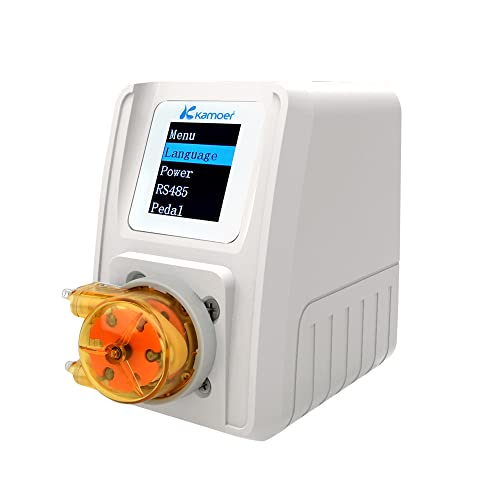 Kamoer M1-STP Intelligente Schlauchpumpe, 24 V, Schrittmotor, einstellbar, programmierbar, niedriger Durchfluss, Flüssigkeitsdosierpumpe mit Steuerung für Labor, Aquarium, 0–88 ml/min Kamoer M1-STP Intelligente Schlauchpumpe, 24 V, Schrittmotor, einstellbar, programmierbar, niedriger Durchfluss, Flüssigkeitsdosierpumpe mit Steuerung für Labor, Aquarium, 0–88 ml/min von K KAMOER