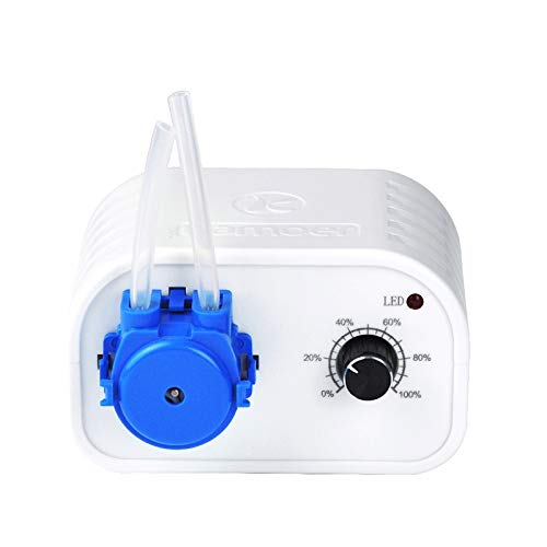 Kamoer NKCP kleine Schlauchpumpe Peristaltikpumpe 12V Low Flow 4-14ml/min Dosierpumpe mit einstellbarer Geschwindigkeit für Aquarium Labor Nasenversorgung Analytische Nasenversorgung mit Netzteil von K KAMOER