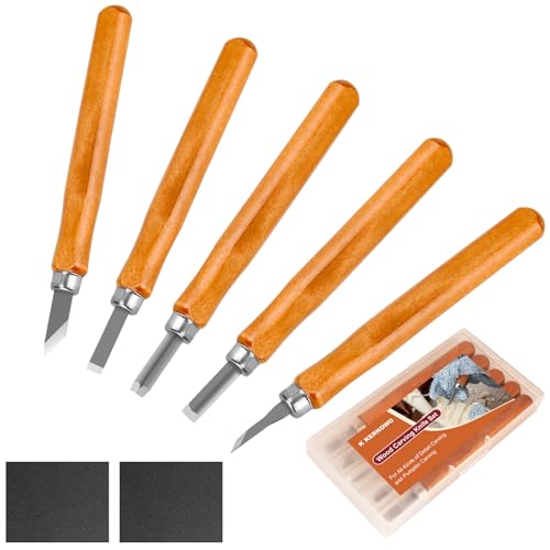 8-Teilig Holz Schnitzen Set,Kinder Schnitzmesser Set mit 5 Detailmessern,Holzschnitzerei Schnitzmesser Erwachsene für Kürbisse,Seife,Skulptur,DIY,Schnitzwerkzeug für holz 8-Teilig Holz Schnitzen Set,Kinder Schnitzmesser Set mit 5 Detailmessern,Holzschnitzerei Schnitzmesser Erwachsene für Kürbisse,Seife,Skulptur,DIY,Schnitzwerkzeug für holz von K KERNOWO
