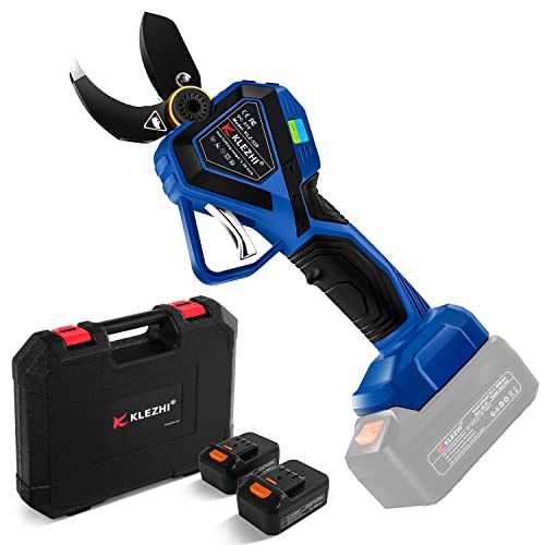 K KLEZHI 32mm Akku Astschere Schnurlose Elektrische Gartenschere mit LED, DLC-Beschichtung Klinge, 2x 2Ah Lithium-Wiederaufladbar Akku, 21V Rebschere Baumschere, 6–8 Arbeitsstunden K KLEZHI 32mm Akku Astschere Schnurlose Elektrische Gartenschere mit LED, DLC-Beschichtung Klinge, 2x 2Ah Lithium-Wiederaufladbar Akku, 21V Rebschere Baumschere, 6–8 Arbeitsstunden von K KLEZHI