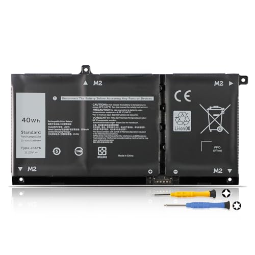 K KYUER 40Wh JK6Y6 Laptop Akku für Dell Latitude 3410 3510 Vostro 5300 5401 5402 Inspiron 5300 5301 5401 5402 5408 5409 5501 5502 5505 5508 5509 5400 5406 7405 7300 7306 7500 7506 2-in-1 Silver C5KG6 K KYUER 40Wh JK6Y6 Laptop Akku für Dell Latitude 3410 3510 Vostro 5300 5401 5402 Inspiron 5300 5301 5401 5402 5408 5409 5501 5502 5505 5508 5509 5400 5406 7405 7300 7306 7500 7506 2-in-1 Silver C5KG6 von K KYUER