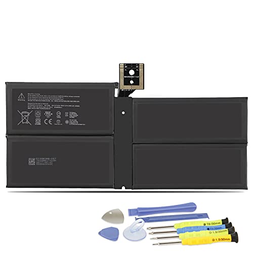 K KYUER G3HTA038H DYNM02 Tablette Akku Compatible with Microsoft Surface Pro 5 5th 1796 2017/Surface Pro 6 6th 1807 1809 1796 2018 12.3" 2-in-1 Detachable FKG-00001 FKJ-00001 Tablet Battery with tools von K KYUER
