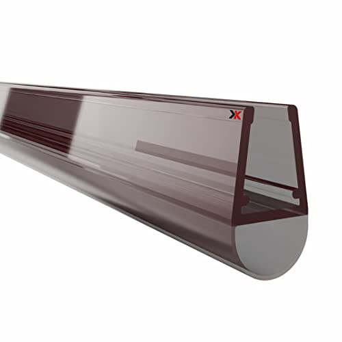 KRAUS Premium Duschdichtung DD-1 Duschtürdichtung für 6-8mm Glasstärke à 1000mm in grautransparenter Optik Duschdichtungen für Duschtüren & Duschkabinen Dichtungen vom Experten von K Kraus Glasbeschläge