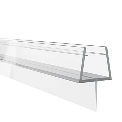 KRAUS Premium Duschdichtung DD-61 Duschtürdichtung für 8-10mm Glasstärke à 1000mm in transparenter Optik Duschdichtungen für Duschtüren & Duschkabinen Dichtungen vom Profi von K Kraus Glasbeschläge