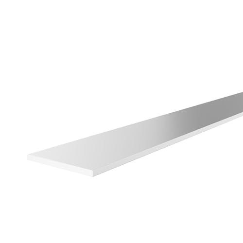 KRAUS Flach-Profil Aluminium 30x2mm mit 2m Länge & Optik Silbereloxiert von K Kraus Glasbeschläge