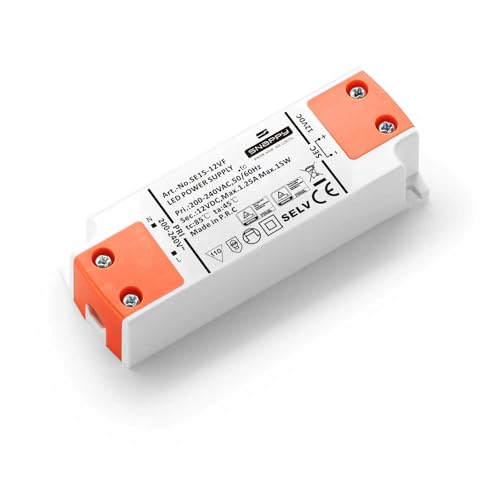LED Trafo LED Transformator LED-Powersupply Snappy SE15-12VF 12V 15 Watt LED Trafo LED Transformator LED-Powersupply Snappy SE15-12VF 12V 15 Watt von K-Light GmbH