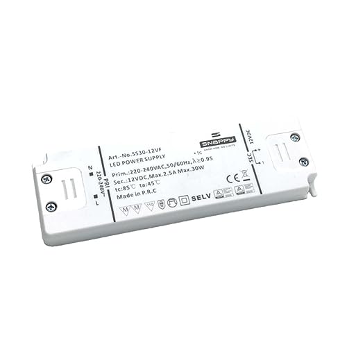 LED Trafo LED Transformator LED-Powersupply Snappy SS30-12VF 12V 30 Watt LED Trafo LED Transformator LED-Powersupply Snappy SS30-12VF 12V 30 Watt von K-Light GmbH