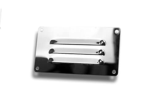 K-TECH-PRO Kiemenblech Edelstahl hochglanzpoliert Größe 127x66mm von K-TECH-PRO