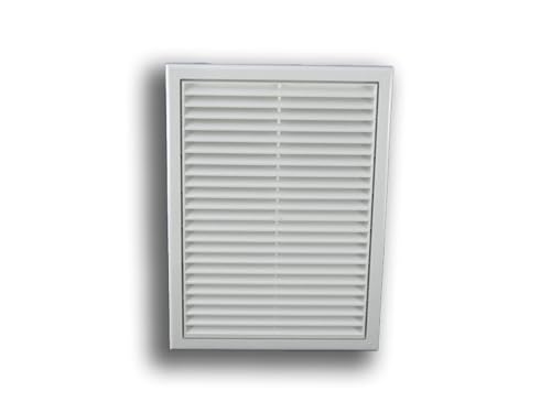 K-TECH-PRO Lüftungsgitter Abschlussgitter ABS Insektenschutz ohne Flansch Größe 221x299mm von K-TECH-PRO