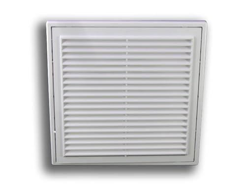 K-TECH-PRO Lüftungsgitter Abschlussgitter ABS Insektenschutz ohne Flansch Größe 250x250mm von K-TECH-PRO