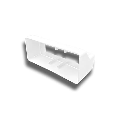 K-TECH-PRO Reduzierung Reduzierverbinder Reduzierstück Reduktion Rohr Übergang flach Abluft Zuluft Lüftung System 150 (220x90) auf 125 (220x55) von K-TECH-PRO