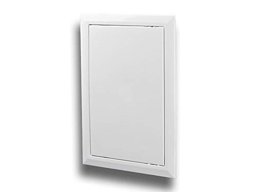 K-TECH-PRO Revisionsklappe Revisionstür Revision Kunststoff Öffnung weiß Größe 150x150mm von K-TECH-PRO