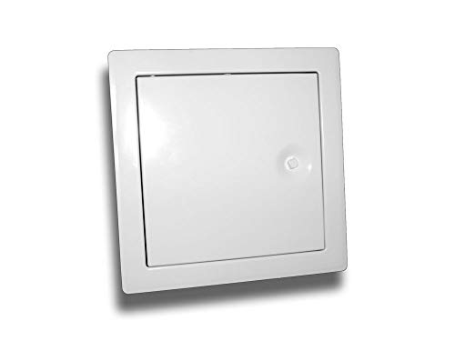 K-TECH-PRO Revisionsklappe Revisionstür Revision Öffnung Metall mit Vierkantverschluss Größe 400x400mm von K-TECH-PRO