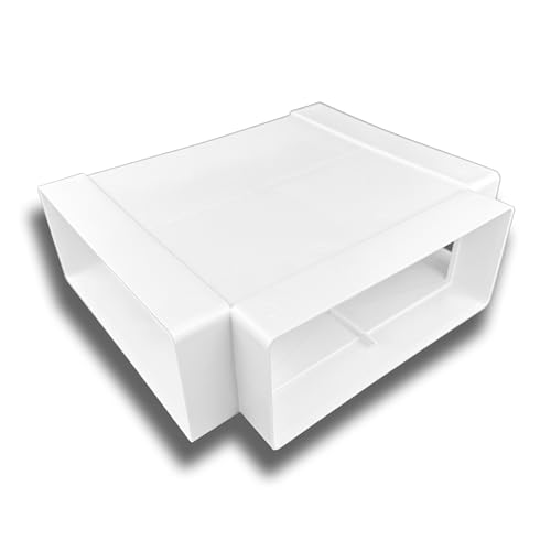K-TECH-PRO T-Stück 90° Verbinder Verbindungsstück horizontal flach Abluft Zuluft Lüftung System 150 (220x90) von K-TECH-PRO
