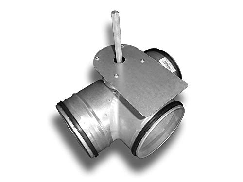 K-TECH-PRO Wickelfalz Bypassklappe Weiche für Stellmotor mit Lippendichtung System Ø 100 von K-TECH-PRO