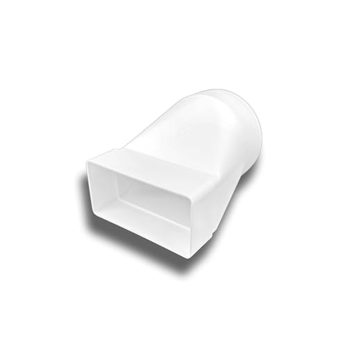 K-TECH-PRO Übergangsstück Adapter PVC flach/eckig > rund System 100 auf Ø 100 von K-TECH-PRO