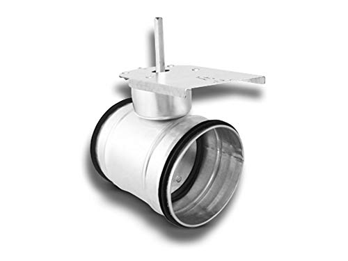 Wickelfalz Absperrklappe Verschlussklappe für Stellmotor mit Lippendichtung System Ø 150 von K-TECH-PRO