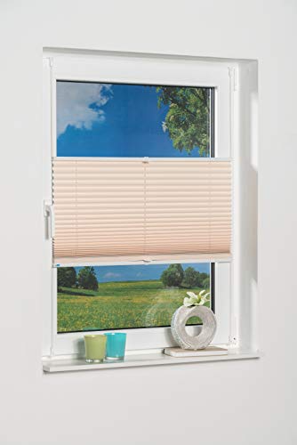 K-home 425040-3 Klemmfix-Plissee Palma Creme 60 x 130 cm +++Verdunklung+++ K-home 425040-3 Klemmfix-Plissee Palma Creme 60 x 130 cm +++Verdunklung+++ von Khome