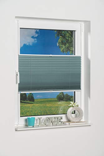 K-home Klemmfix-Plissee Palma Petrol 70 x 210 cm +++Verdunklung+++ K-home Klemmfix-Plissee Palma Petrol 70 x 210 cm +++Verdunklung+++ von Khome
