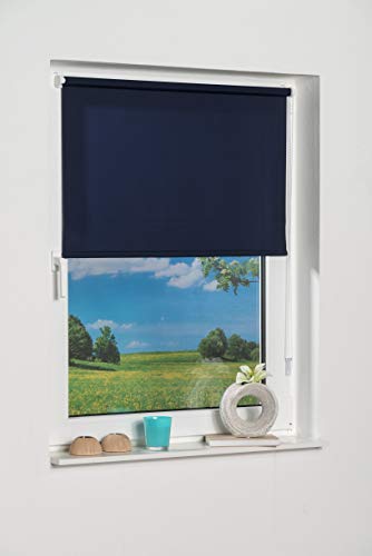 K-home Klemmfix-Minirollo, Blau Tageslicht 60 x 150 (B x L) von Khome