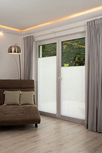 K-home Klemmfix-Plissee, Ausbrennerstoff, 70 x 210 cm von Khome