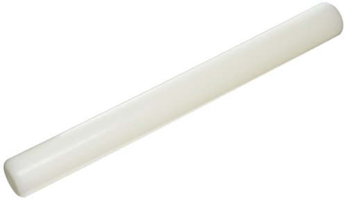 Silikomart | Glatter Rollholz aus Polycarbonat, Farbe Weiß, Maße 40 mm x 400 mm x 40 mm von silikomart
