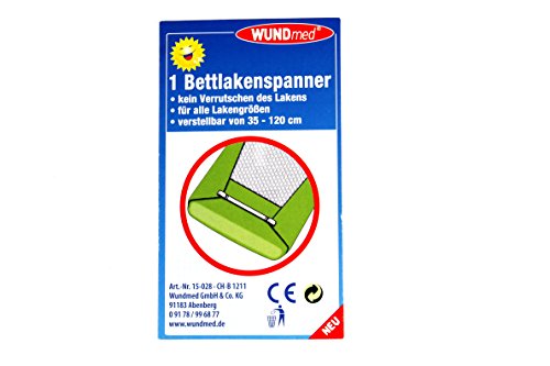 K&B Vertrieb Bettlakenspanner verstellbar von 35cm bis 120cm Lakenspanner Spanner Bettlaken Bettuchspanner Bettspanner 045 (5 Stück) von K&B Vertrieb