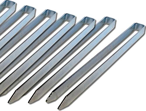 Bodenanker für Rosenbogen -K&B Vertrieb- Heringe 30cm Erdnagel Erdanker Erdspieß Bauanker Nagel Zelt Zelthering 319 (6 Stück) von K&B Vertrieb