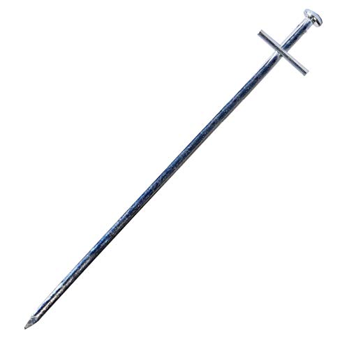 Felsboden Zelt-Hering -K&B Vertrieb- Bodenanker Stahl Zeltpflog Zeltnagel Erdnagel Ø 6mm x 23cm 373 (4 Stück) von K&B Vertrieb