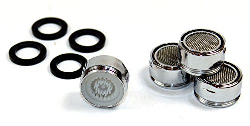 Wasserhahnfilter Außengewinde 4 Stück -K&B Vertrieb- Luftsprudler Wasserhahn Aufsatz Wasserfilter 356 von K&B Vertrieb