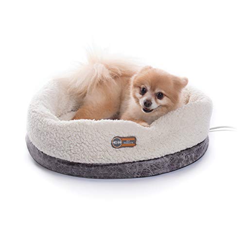 K&H Pet Products Thermo-Bomber für Katzen, beheizt, mit 4 Watt, abnehmbar, beheizt, 35,6 x 45,7 cm, 14" x 18", grau von K&H Pet Products