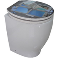 Duschwell Duroplast WC-Sitz mit Acrylbeschichtung Auszeit von K&H Sanitary