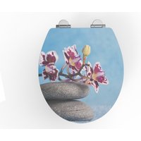 Duschwell MDF WC-Sitz PET - Orchidee von K&H Sanitary