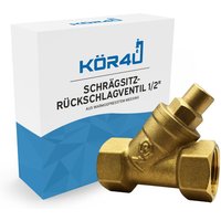 K&k Dichtungstechnik - kör4u Schrägsitz-Rückschlagventil 1/2 von K&K DICHTUNGSTECHNIK
