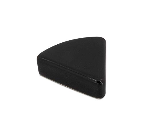 K&K Keramik Unterlegfüße für Blumentöpfe dreieckig 7x8 cm frostsicher (anthrazit) von K&K Keramik