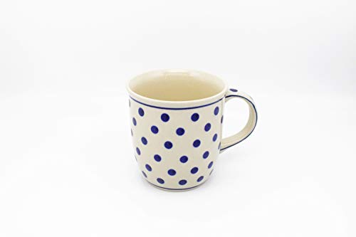Bunzlauer Keramik 350 ml Becher, Teetasse Keramikbecher Kaffeepot Tasse, Ø9,3 cm, H9,7 cm,Handarbeit, Dekor 37 von K&K Keramik