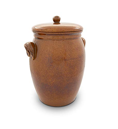 Original K&K Rumtopf 5,0 Liter - Form 2 / Mehrzwecktopf/Keramiktopf, Glatt, Braun-glänzend Original K&K Rumtopf 5,0 Liter - Form 2 / Mehrzwecktopf/Keramiktopf, Glatt, Braun-glänzend von K&K Keramik