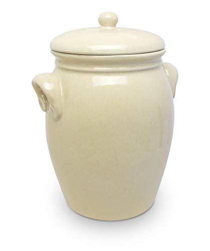 Original K&K Rumtopf 7,0 Liter beige - Form 2 / Mehrzwecktopf/Keramiktopf von K&K Keramik