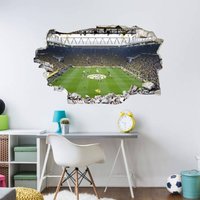 Borussia Dortmund Fan Choreo 120x73cm Wandtattoo Fußball Wandbild Küche von K&L WALL ART