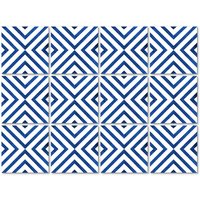 K&L Wall Art Fliesenaufkleber »Quadrate diagonal«, selbstklebend von K&L WALL ART