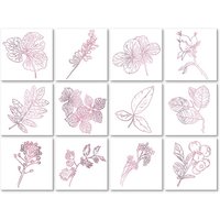 K&L Wall Art Fliesenaufkleber »Vintage floral«, selbstklebend von K&L WALL ART