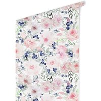 K&L Wall Art Vliestapete »Vintage Vliestapete«, Pastell blaue Beeren Blumen, mehrfarbig, matt - bunt K&L Wall Art Vliestapete »Vintage Vliestapete«, Pastell blaue Beeren Blumen, mehrfarbig, matt - bunt von K&L WALL ART