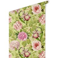 K&L Wall Art Vliestapete »Vintage Vliestapete«, Sommer Botanische Blumen, mehrfarbig, matt - bunt von K&L WALL ART