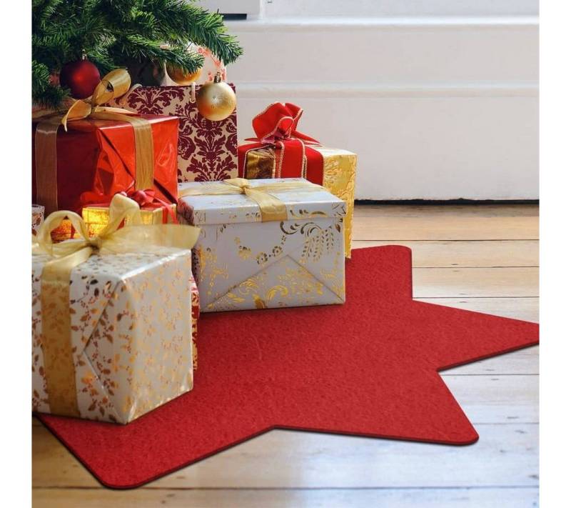 K&L Wall Art Weihnachtsbaumdecke Zimmerpflanzen Stern Ø 99cm Teppich von K&L Wall Art