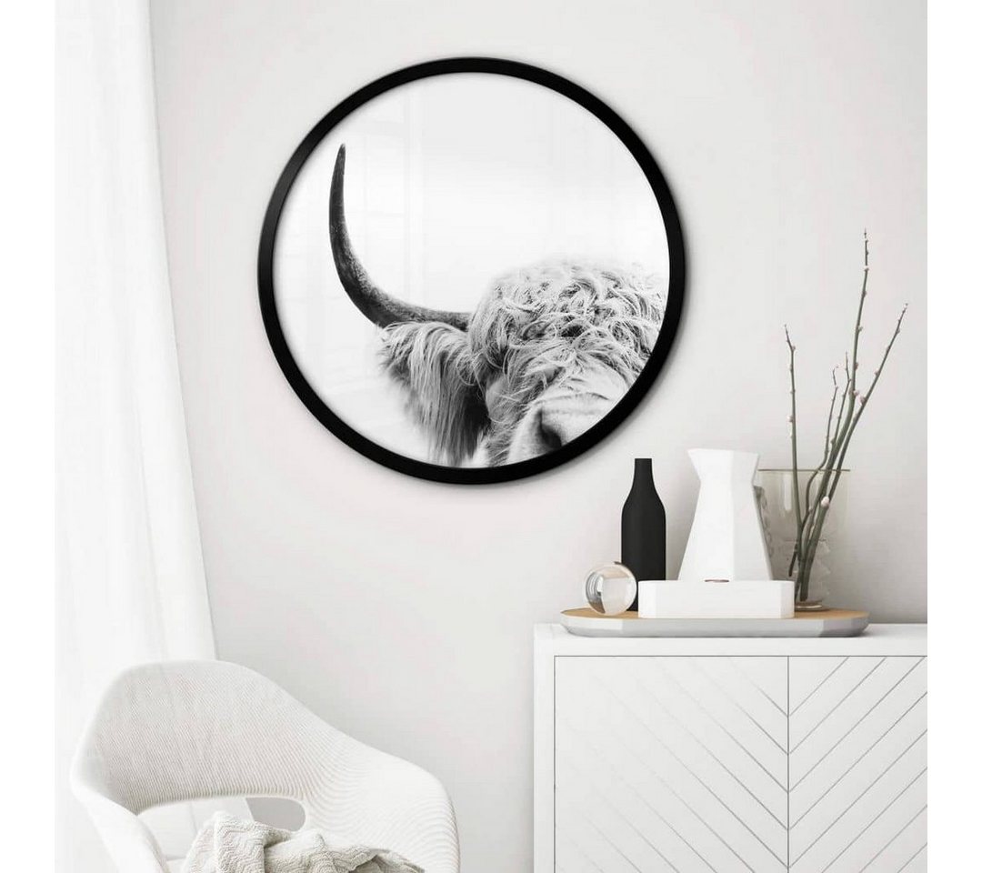 K&L Wall Art Poster Wandbild Poster Kinderzimmer Vintage Deko Sisi&Seb Safari Stier Bulle, Wandposter Schlafzimmer modern von K&L Wall Art