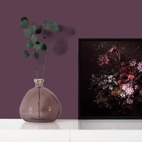 K&L Wall Art Seidenmatt Wandfarbe Violette Innenwandfarbe modern Wandschutz Anstrich 2,5Liter Farbe Flieder Lavender von K&L Wall Art