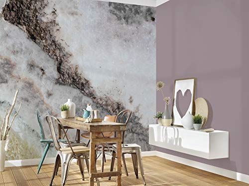 Steintapete Wandposter XXL Marmor Fototapete Wohnzimmer 3D Optik Marmortapete Marble Stone Tapete von K&L Wall Art