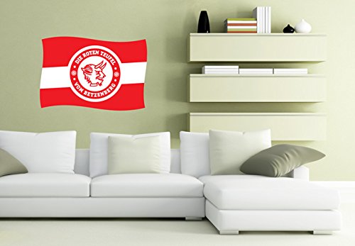 wall-art Wandtattoo - 1.FC Kaiserslautern Fahne von K&L Wall Art